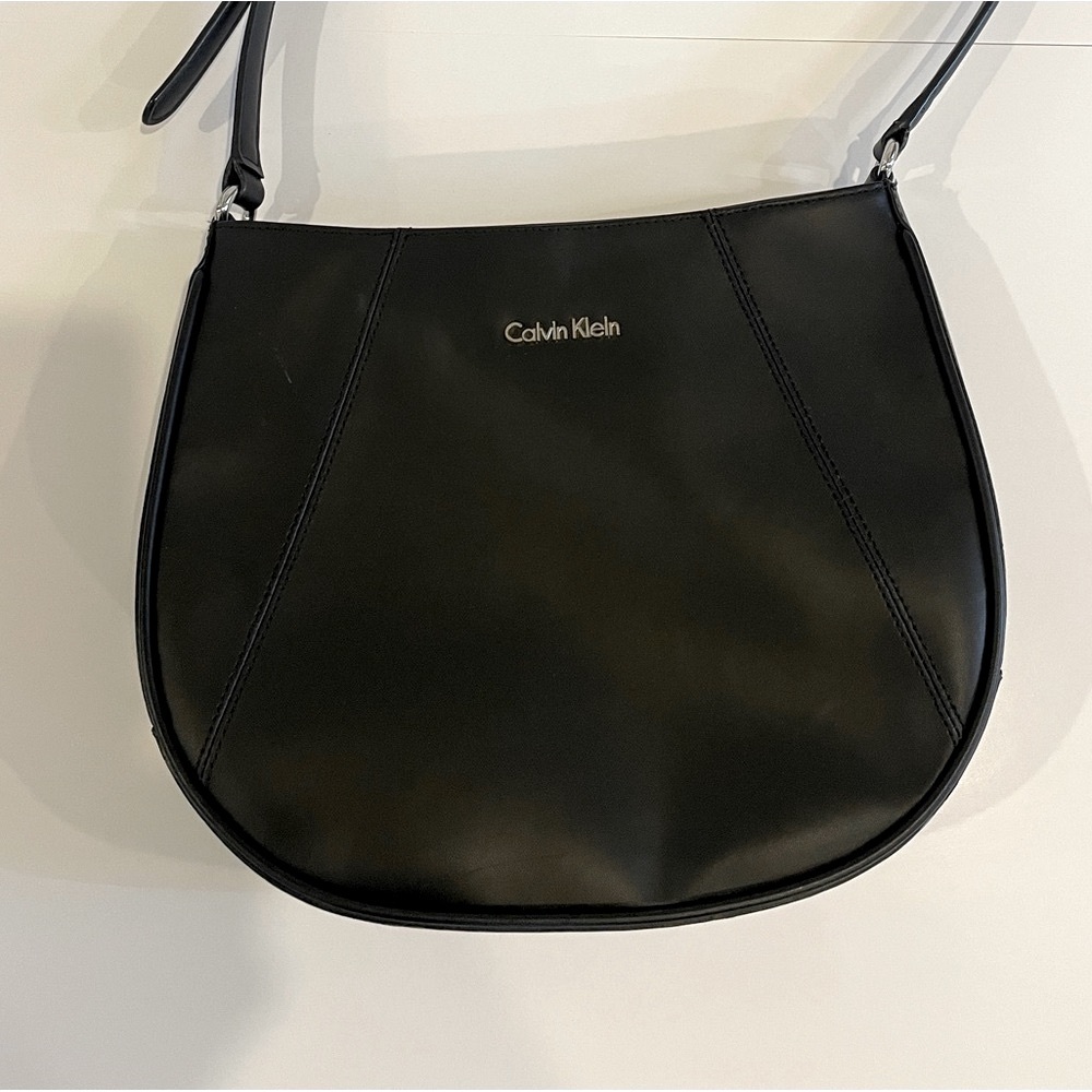 Calvin Klein leather Crossbody Black Bag